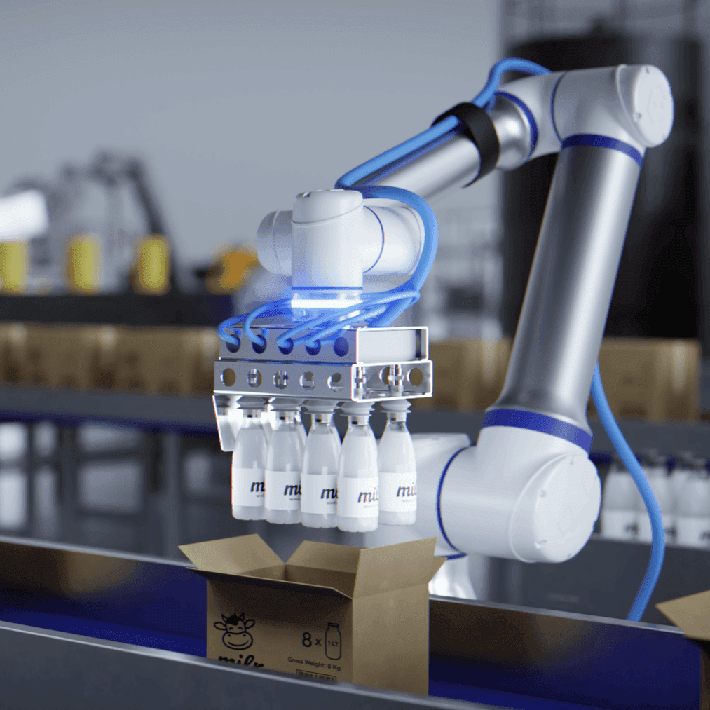 Elite Robots CS603 collaborative robot pick and place